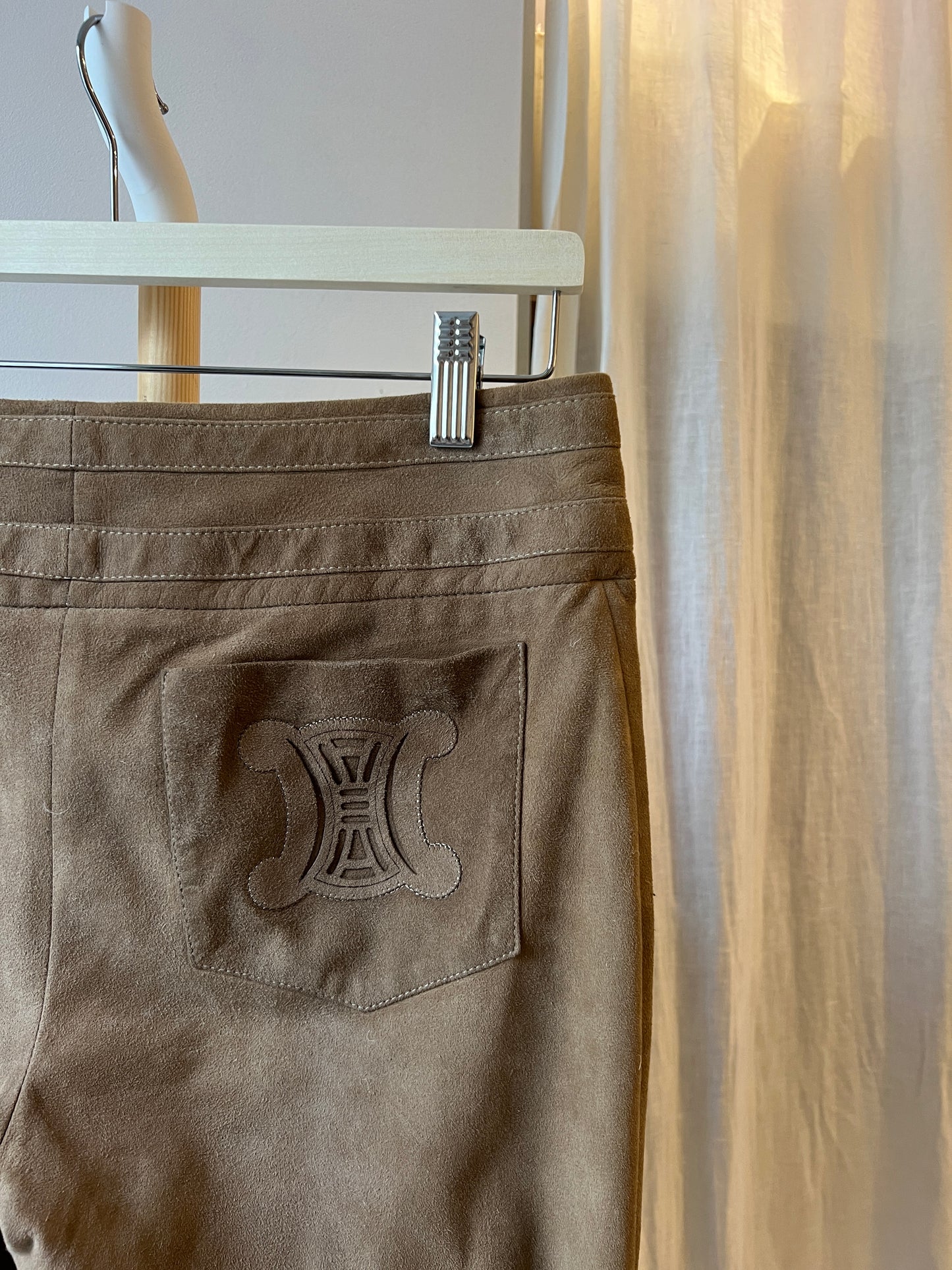Celine suede pants