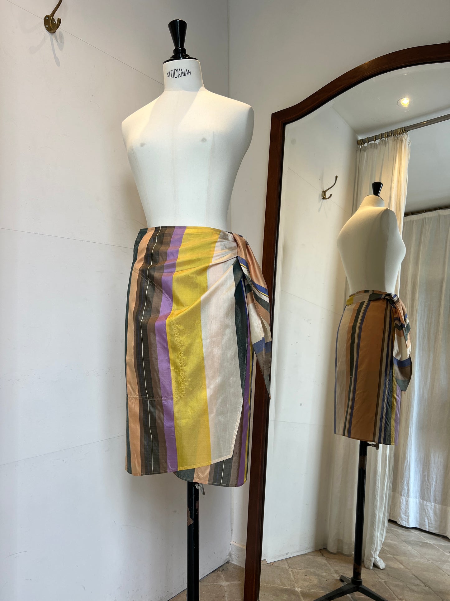 80’s Aspesi silk skirt