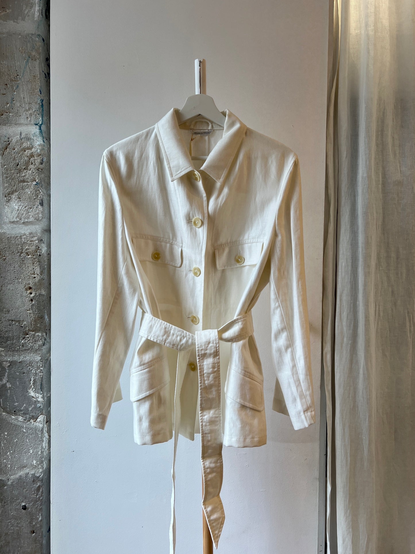 1990 Max Mara linen jacket