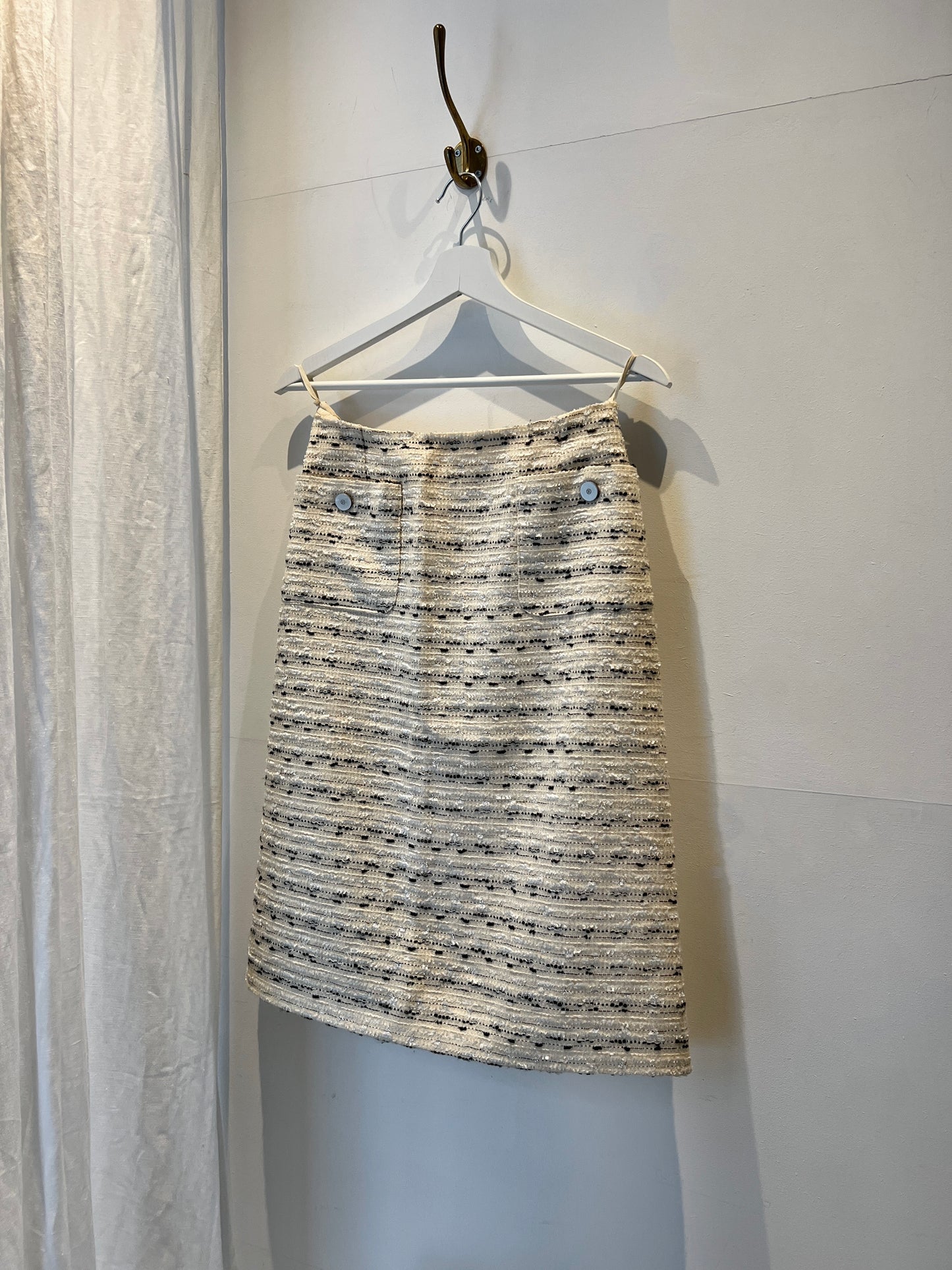 1999 Chanel bouclé skirt