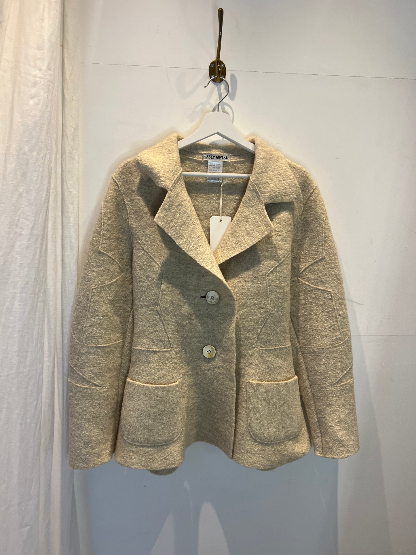1990 Issey Miyake wool jacket