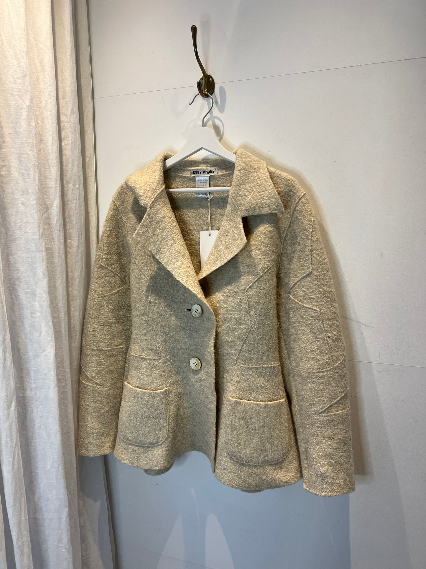 1990 Issey Miyake wool jacket