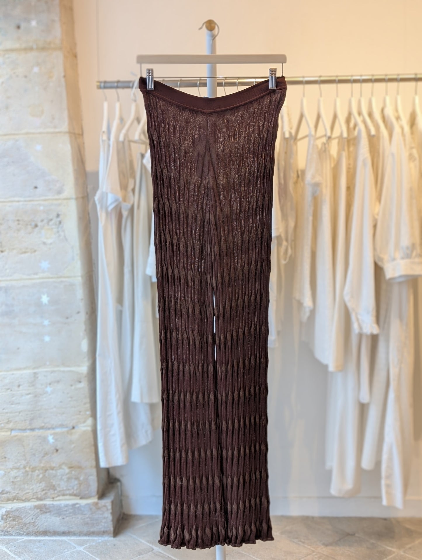 1990 Missoni brown knitted pants