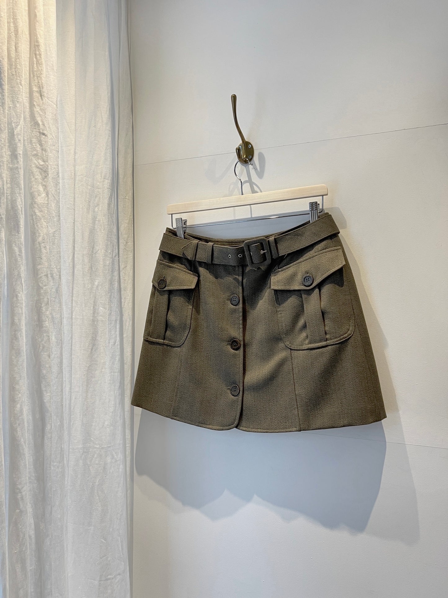 1990 Mochino safari skirt