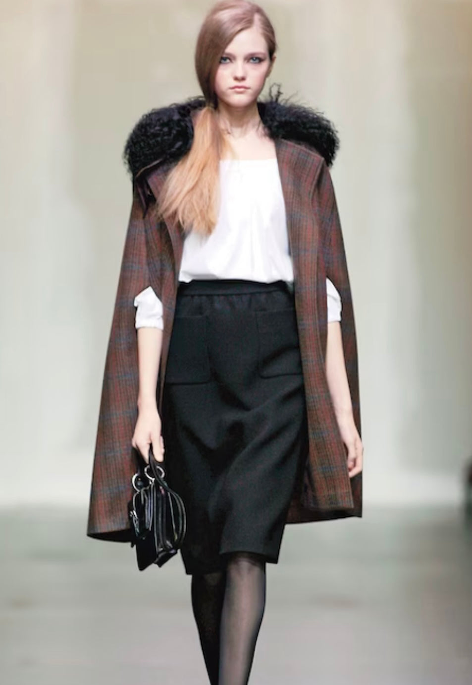 Miu Miu FW 2005 wool cape