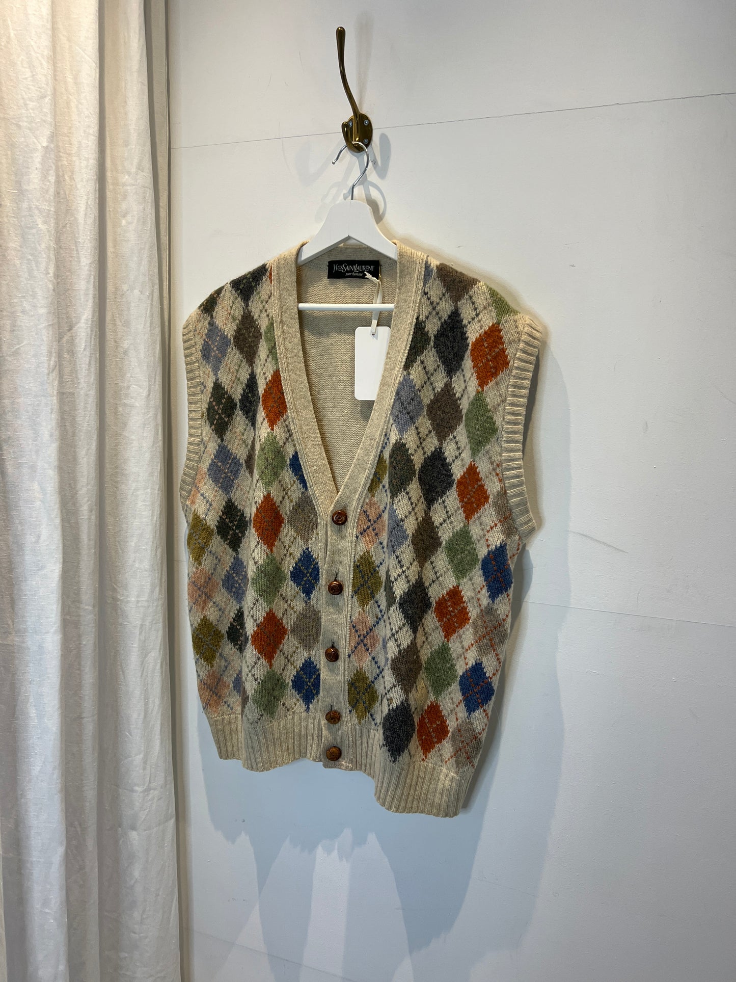1990 YSL Homme sweater vest