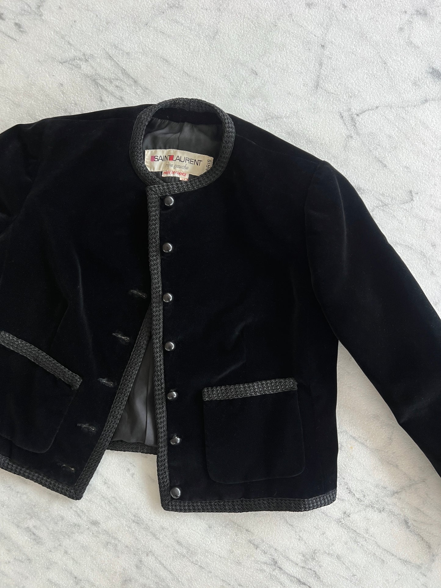 YSL 1970 velvet jacket