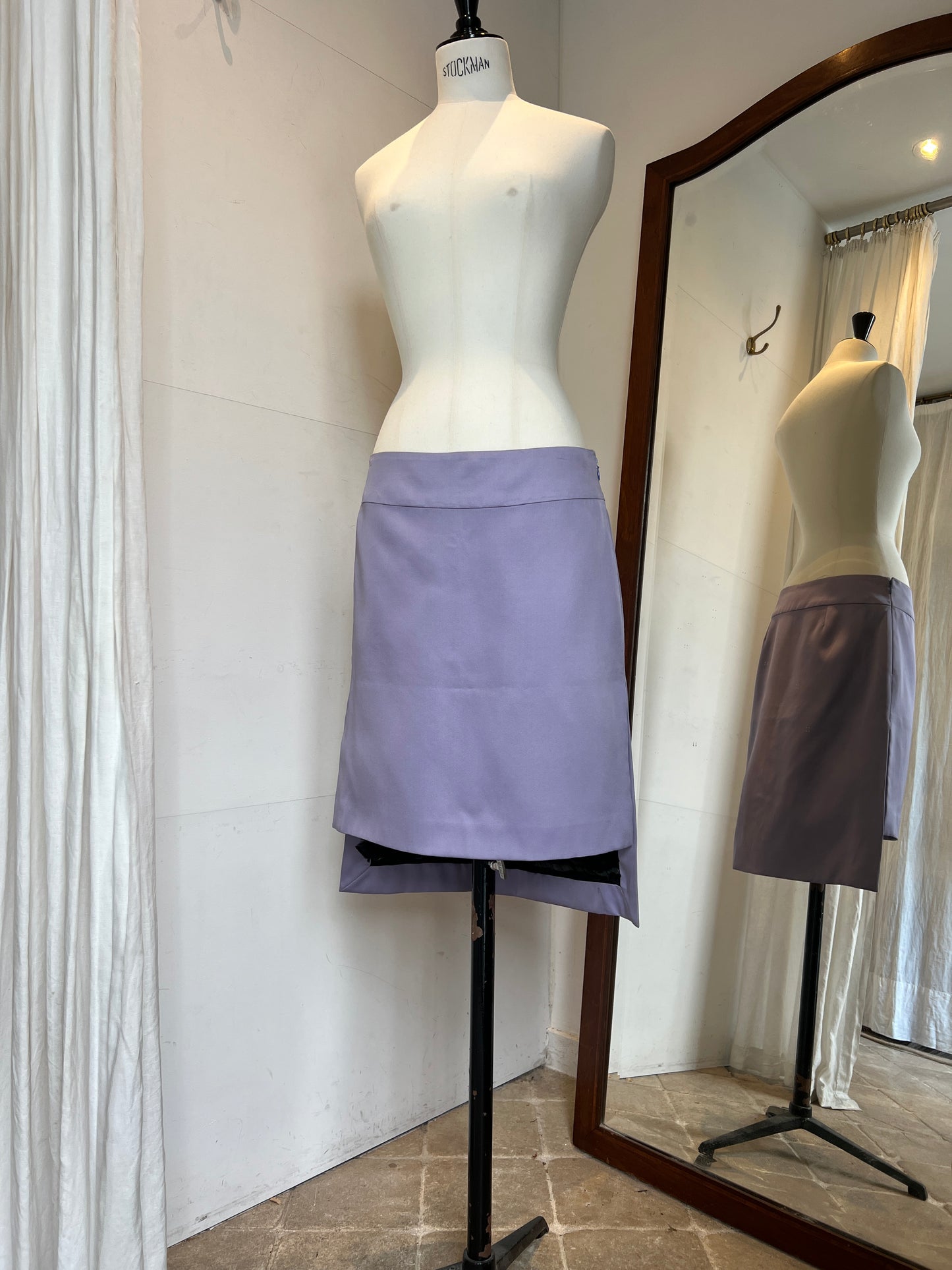 80’s YSL silk skirt