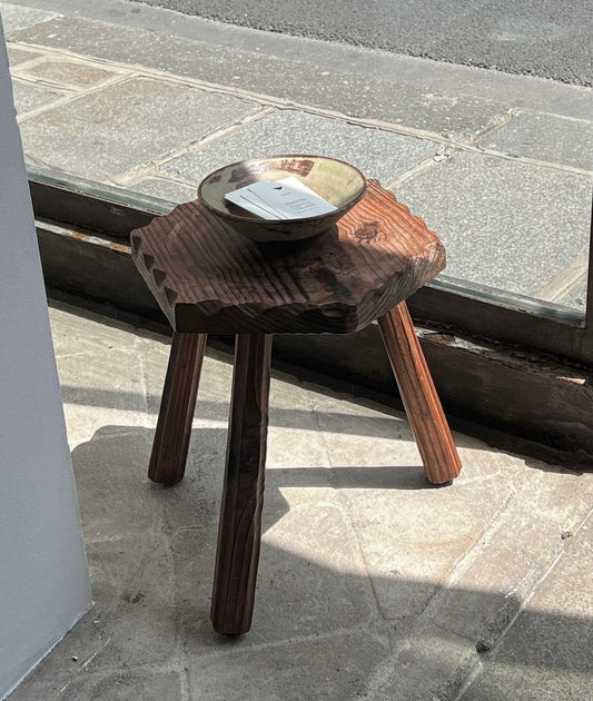 Vintage brutalist stool