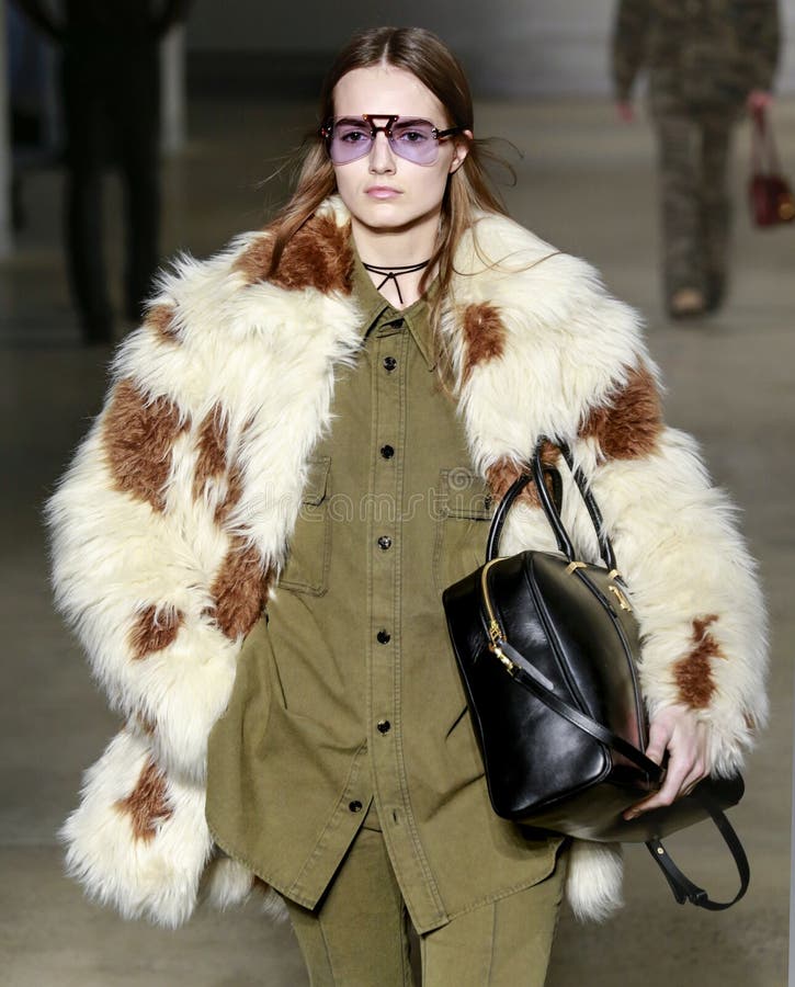 Zadig & Voltaire faux fur coat