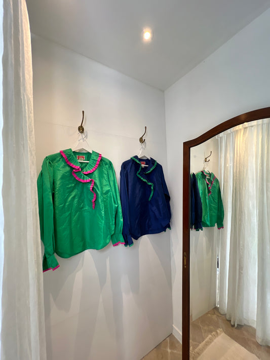 1970 Kenzo silk blouse