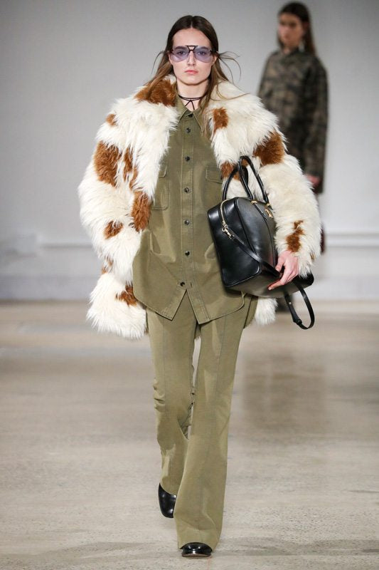 Zadig & Voltaire faux fur coat
