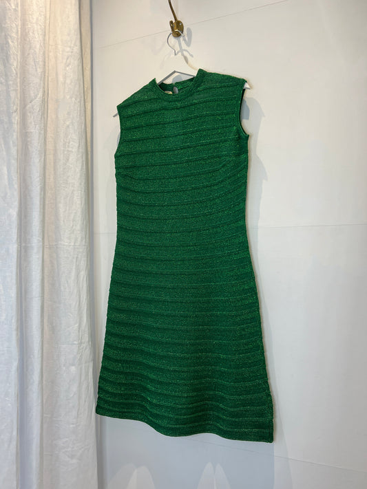 1970 Luisa Spagnoli lamé knit dress
