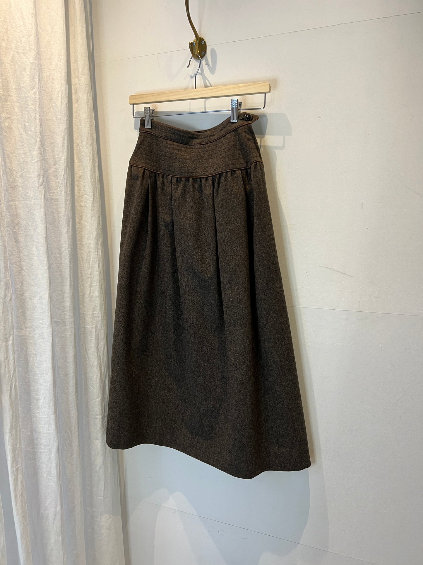 1970 YSL wool skirt