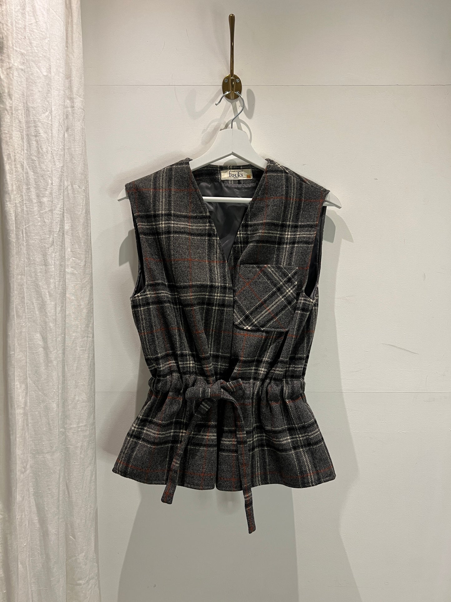 1980 Fouks wool vest