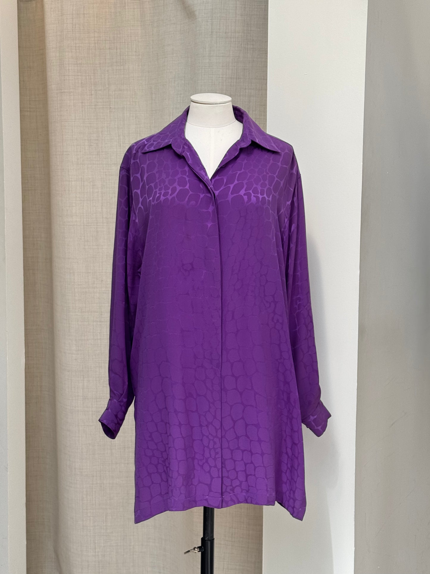 Christian Dior purple blouse