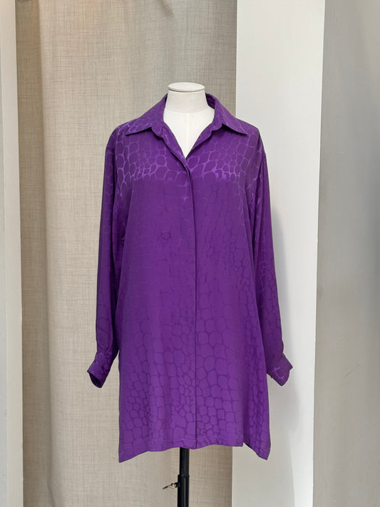 Christian Dior purple blouse