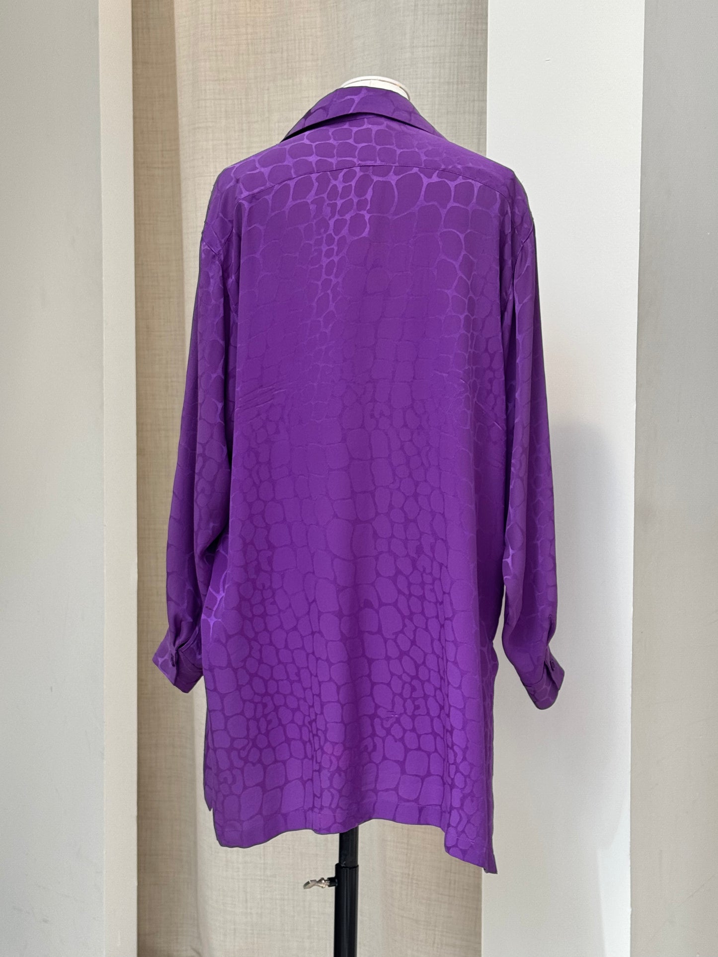 Christian Dior purple blouse