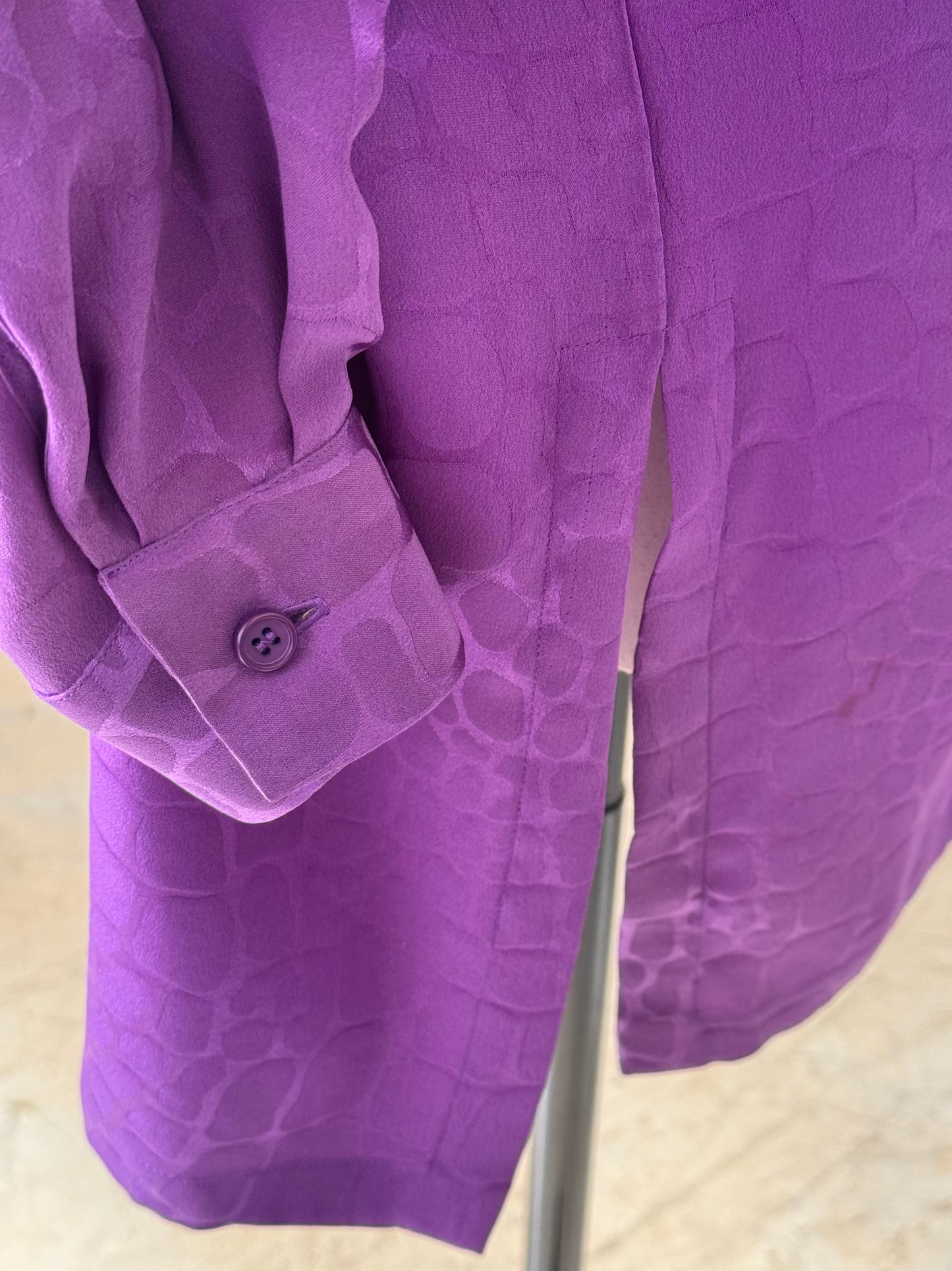 Christian Dior purple blouse
