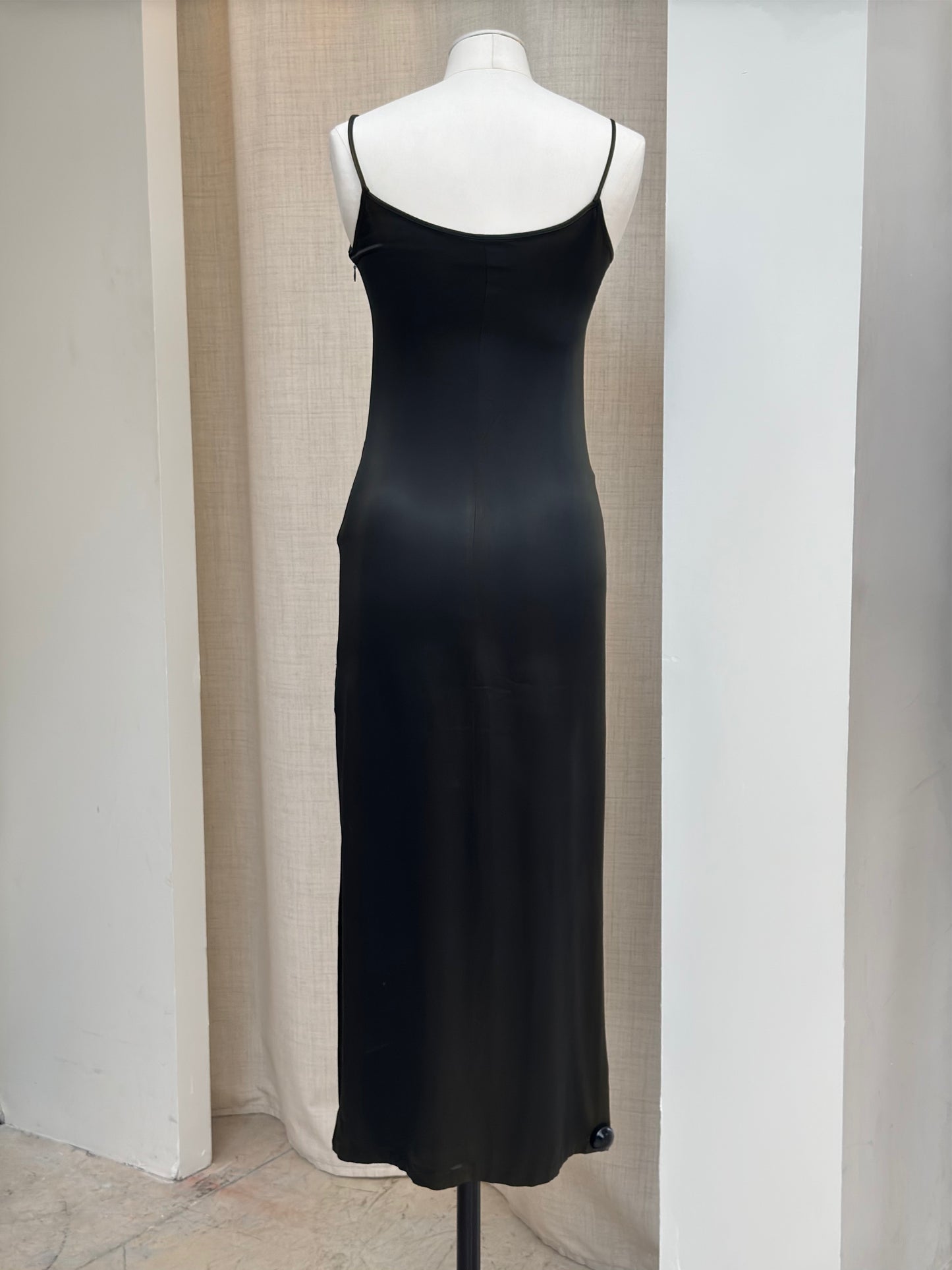 90s Gianfranco Ferré long satin dress