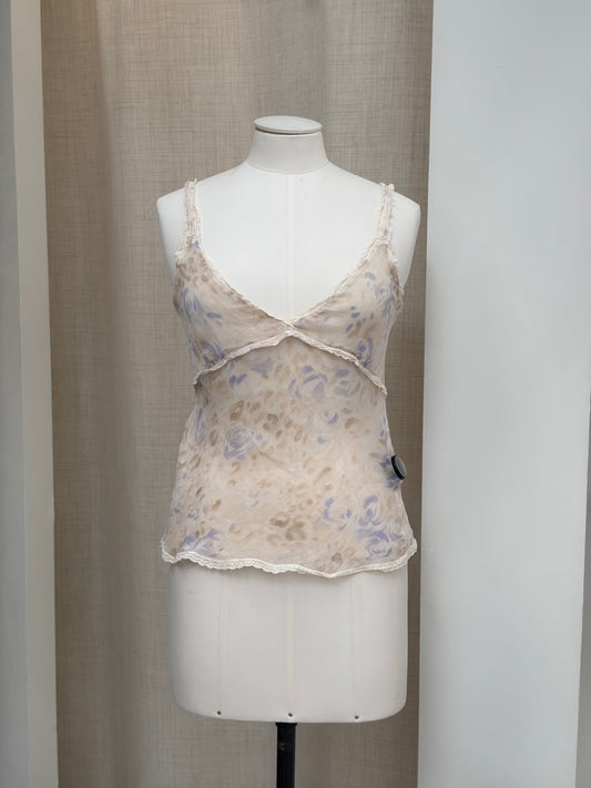 90s Les Copains silk top