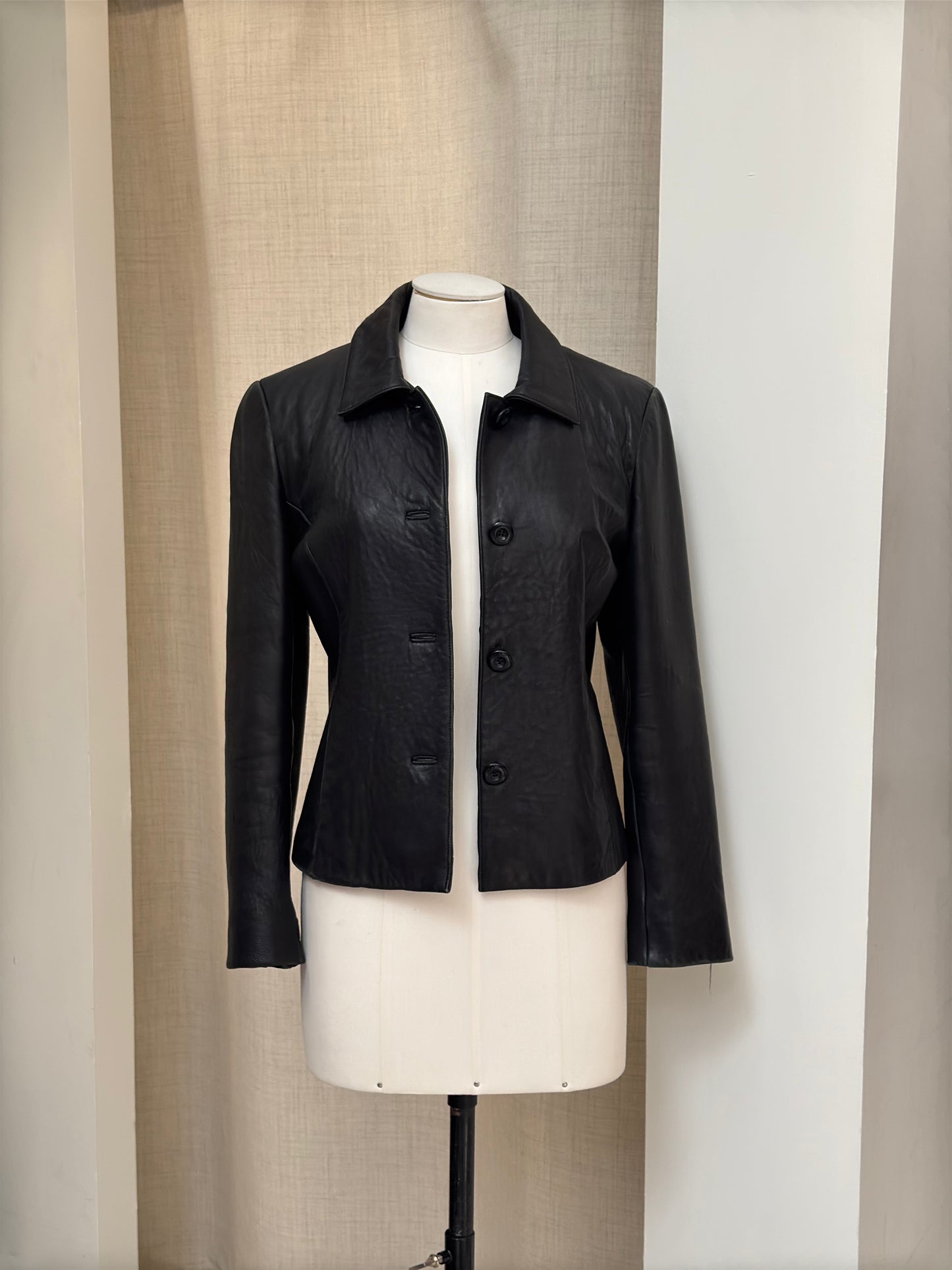 90s leather jacket