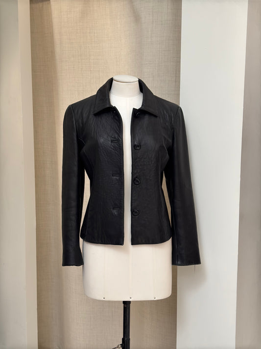 90s leather jacket