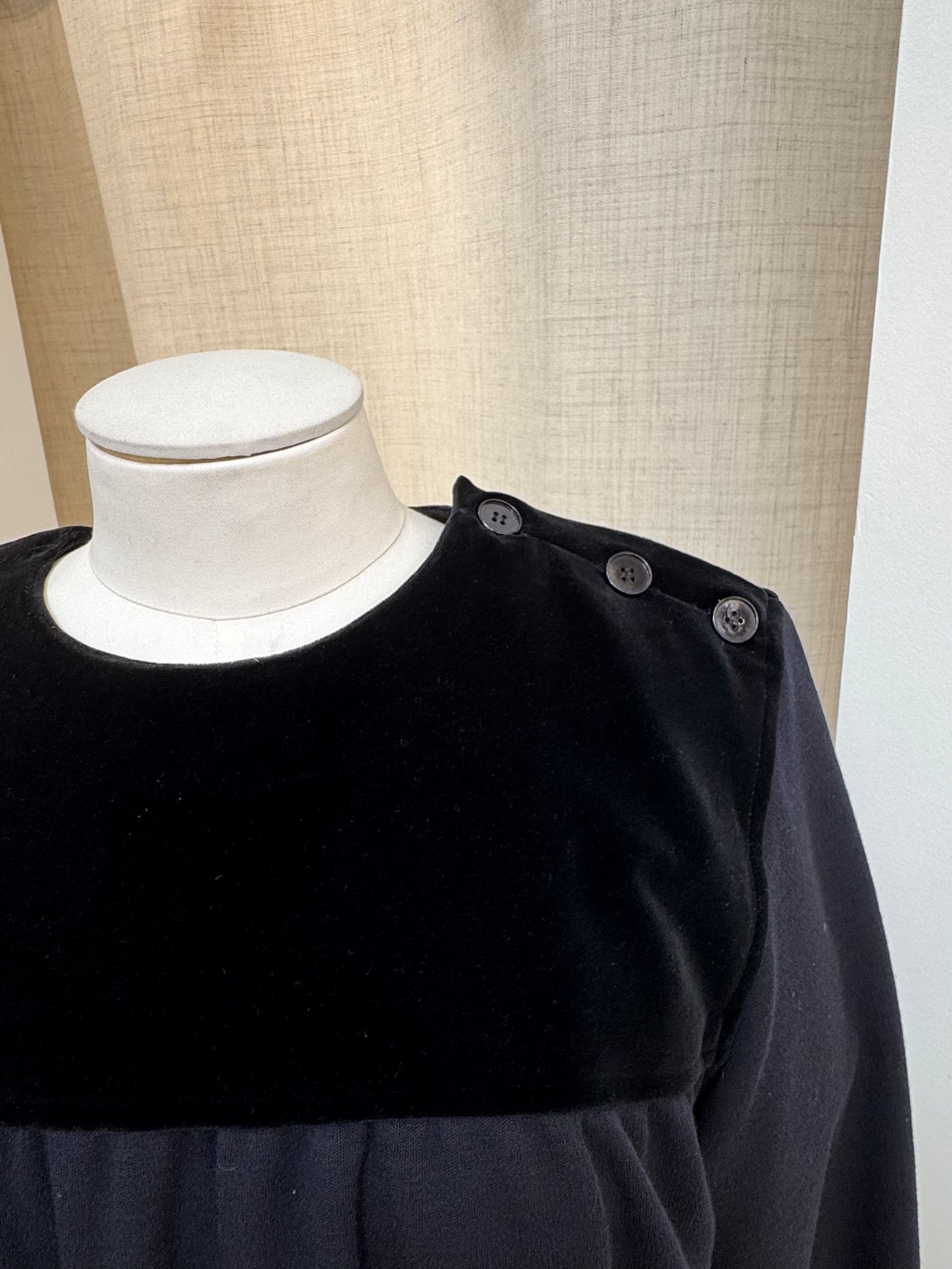 1970s Yves Saint Laurent Rive Gouche 100% wool dress