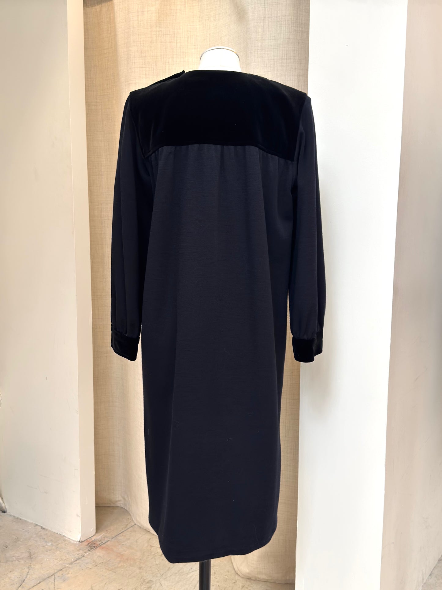 1970s Yves Saint Laurent Rive Gouche 100% wool dress