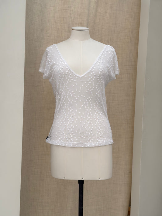 90s Gianfranco ferre mesh top
