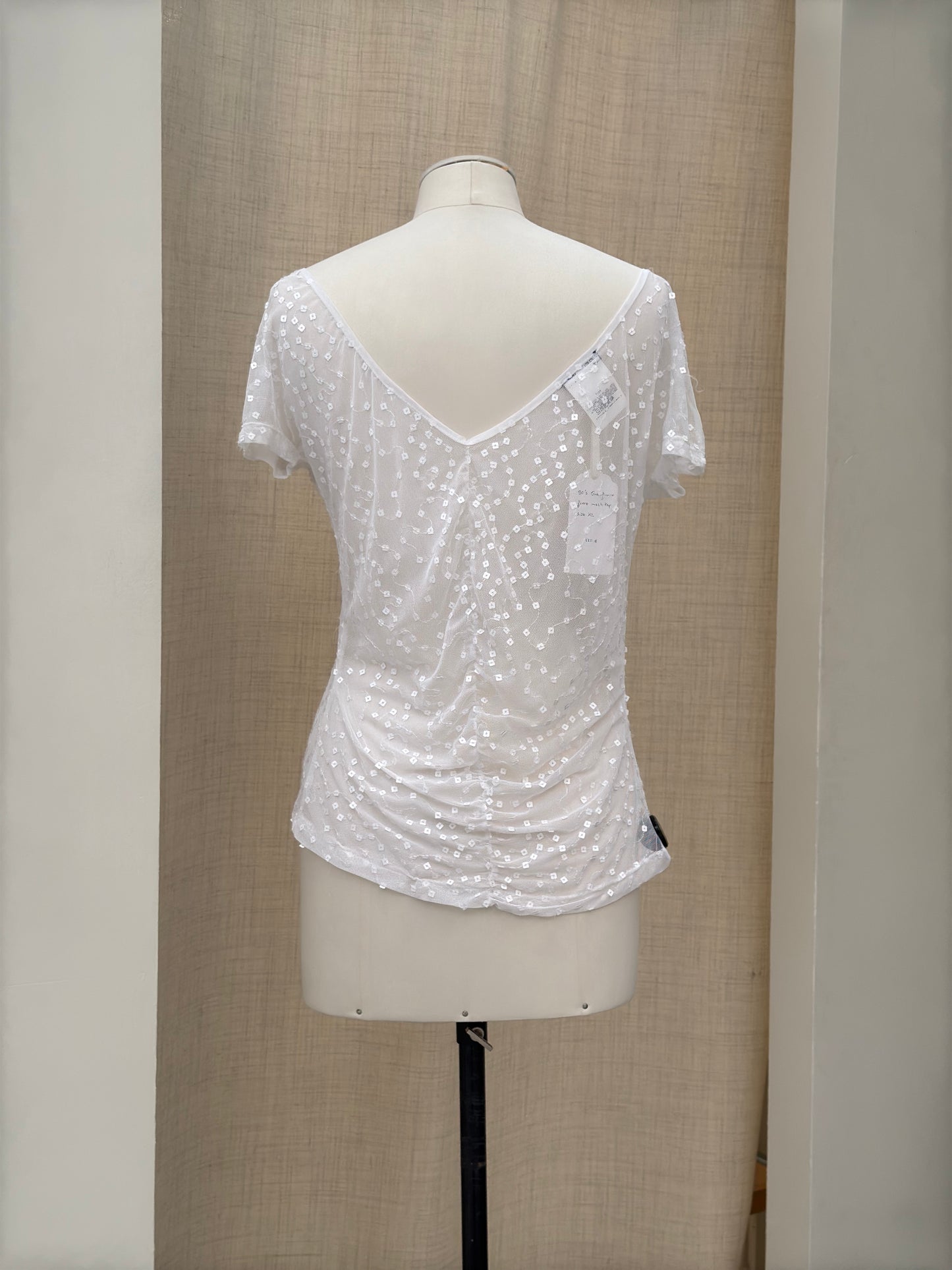 90s Gianfranco ferre mesh top