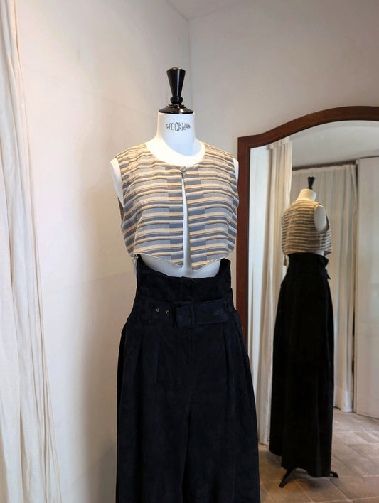 70's Armani cropped vest