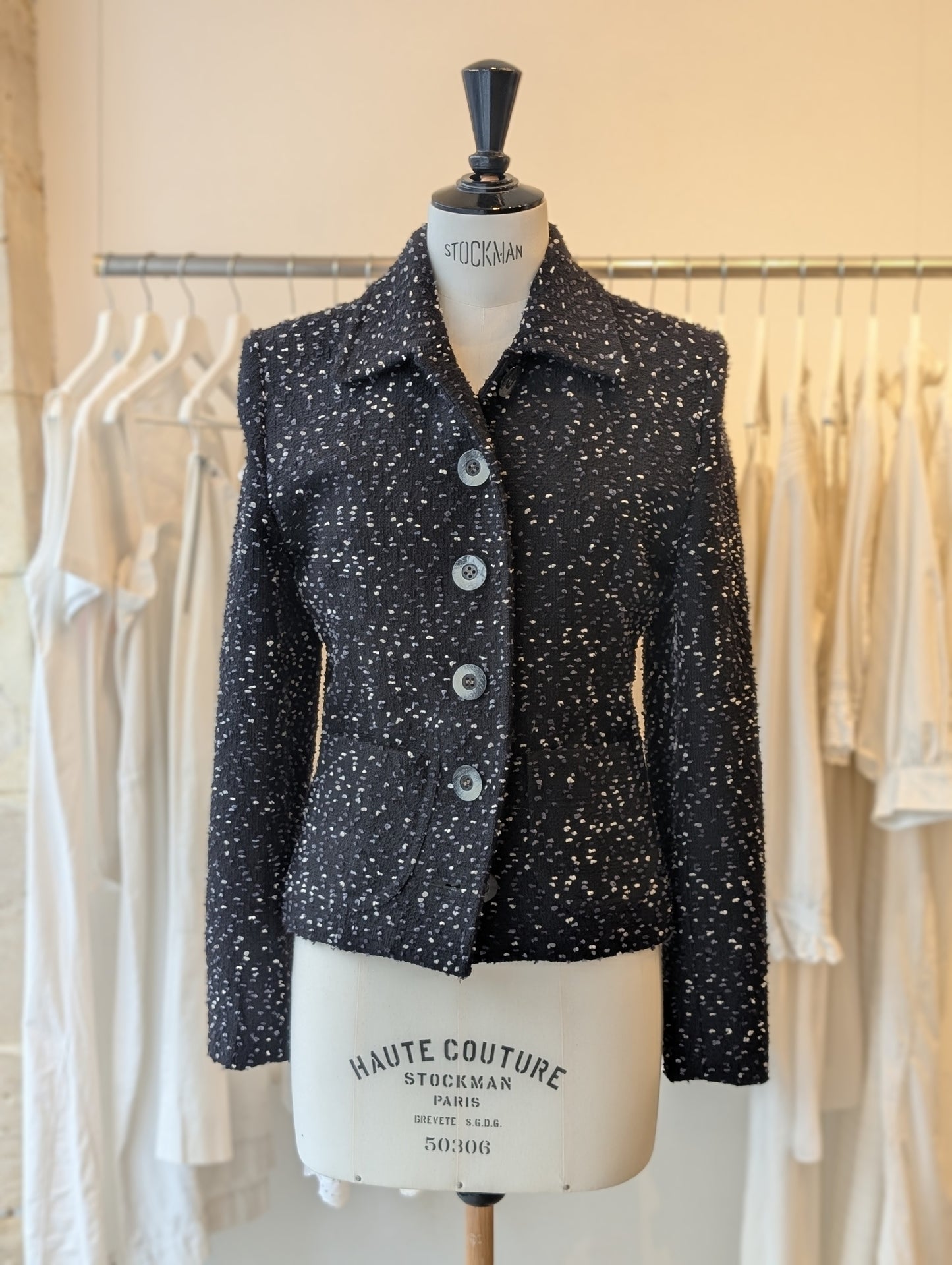 1980 YSL bouclé jacket