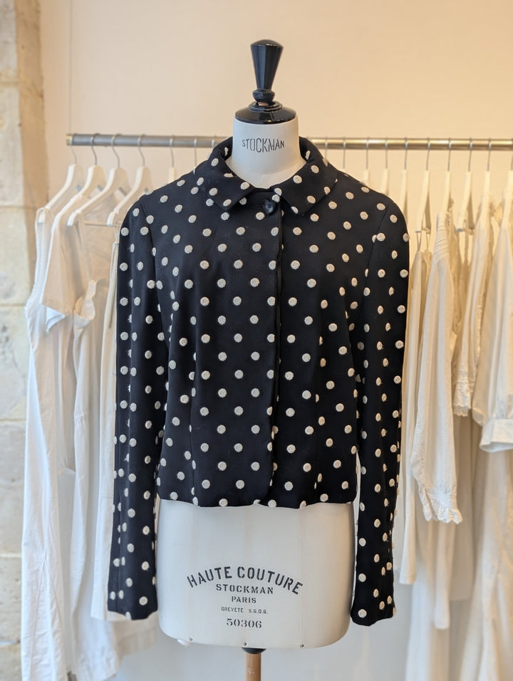 90's Moschino polka dot jacket