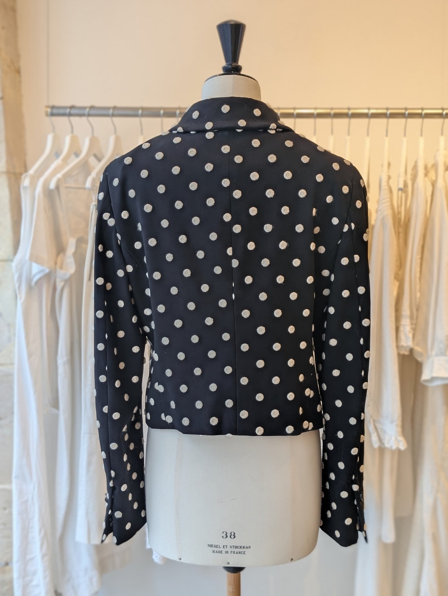 90's Moschino polka dot jacket