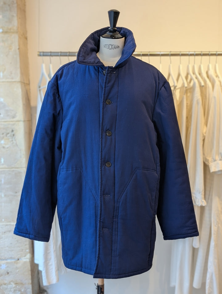 70's Vietnamese quilted "bleu de travail"