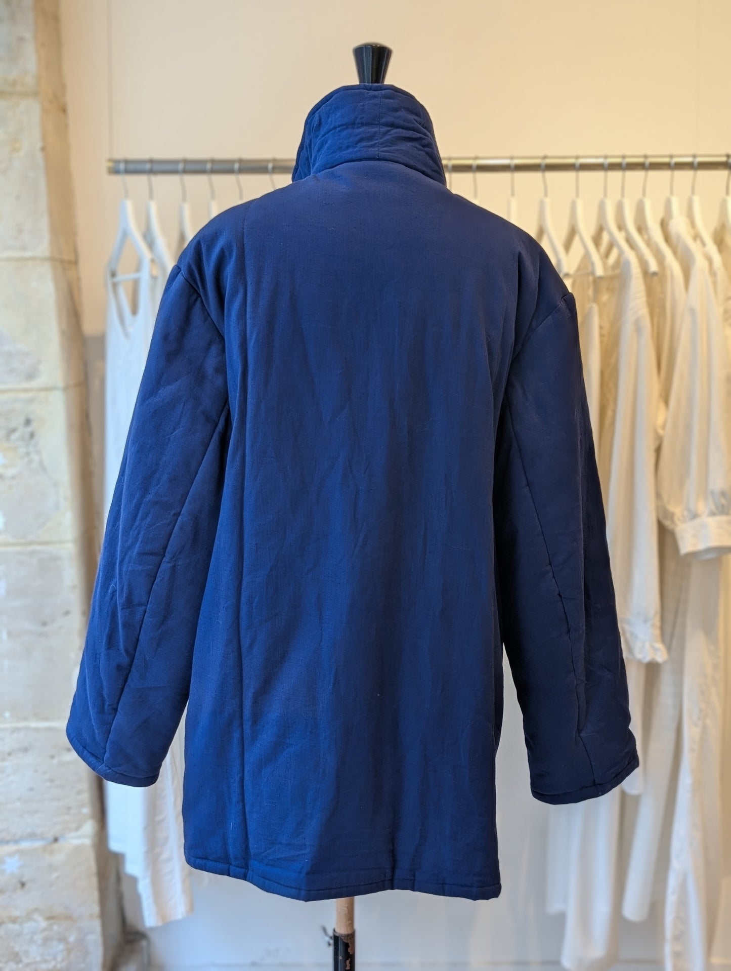 70's Vietnamese quilted "bleu de travail"