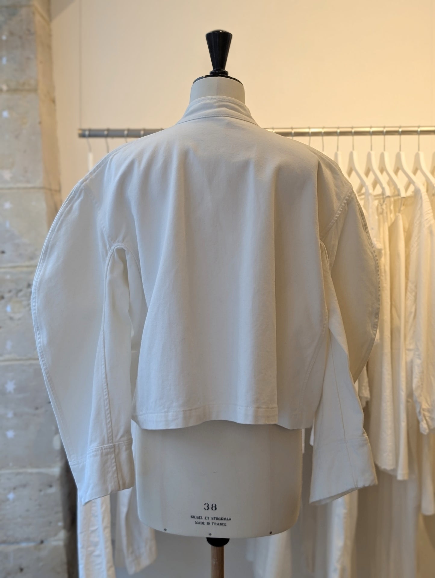 Miu Miu SS 2003 cropped white jacket