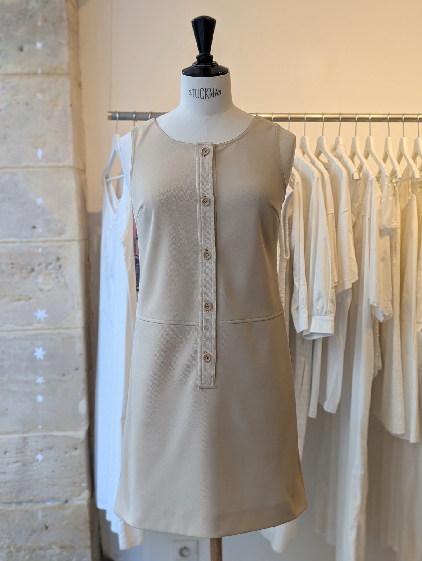Miu Miu SS 1994 beige mini dress