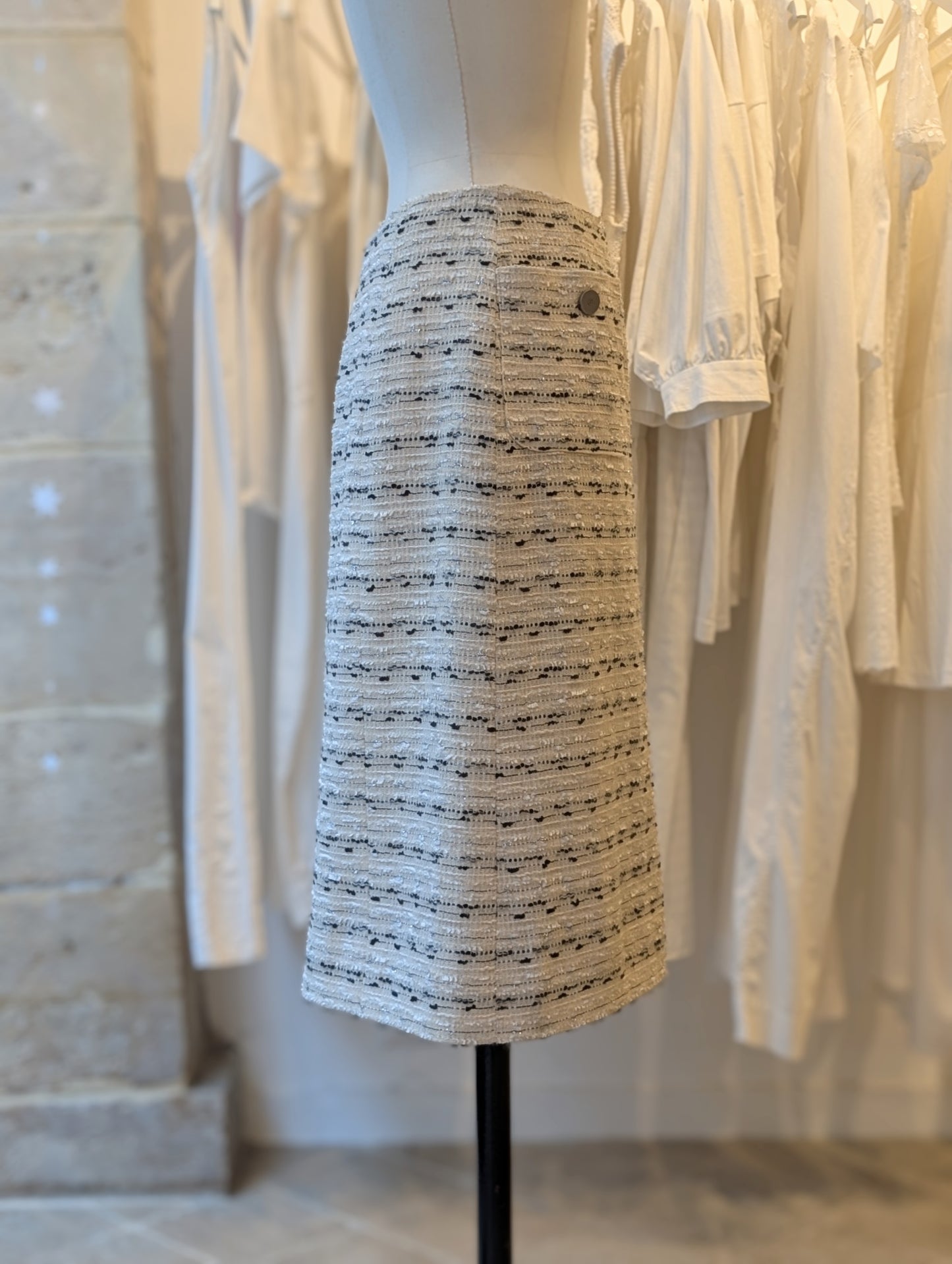 1999 Chanel bouclé skirt