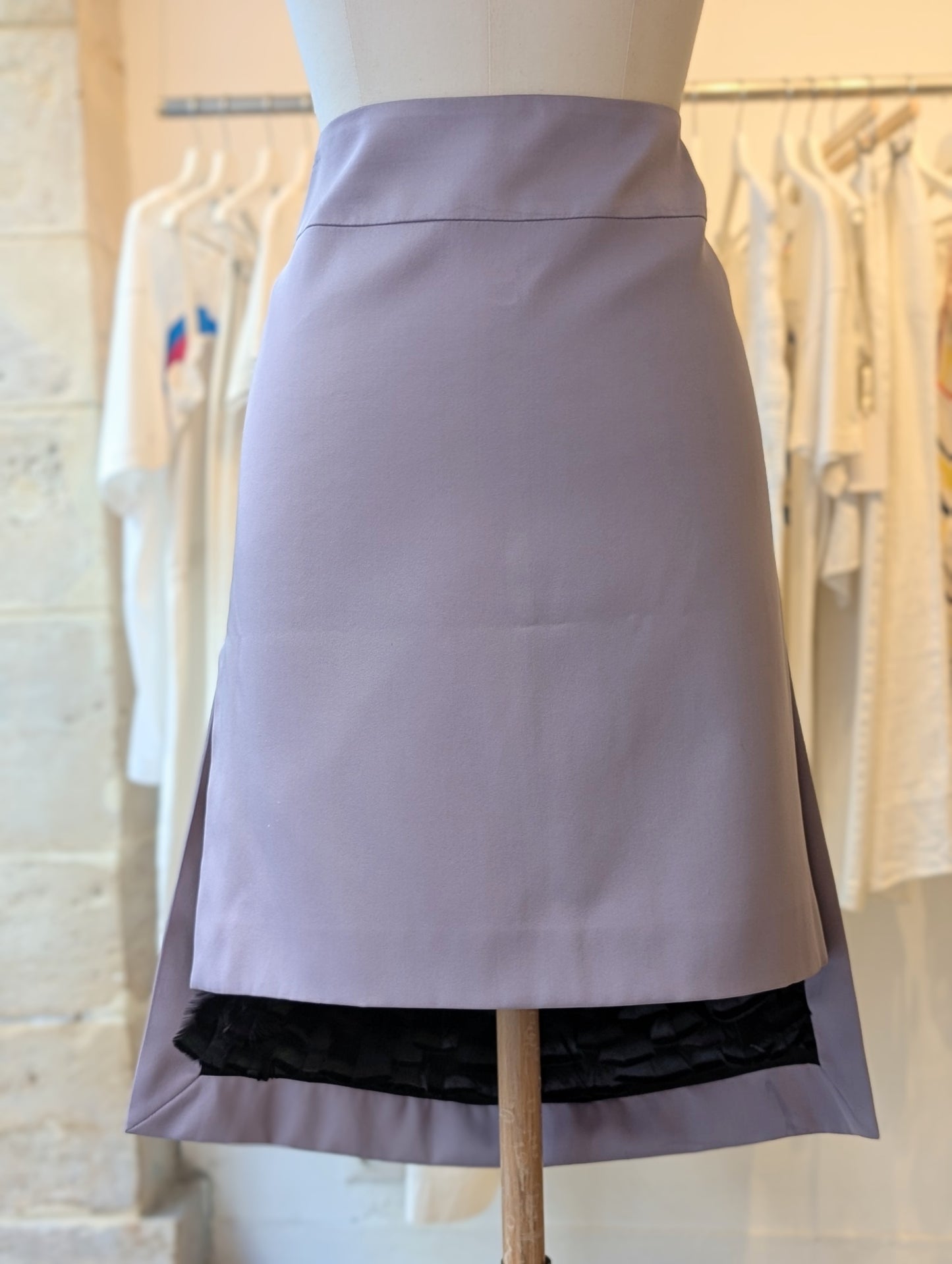 80’s YSL Haute Couture silk skirt